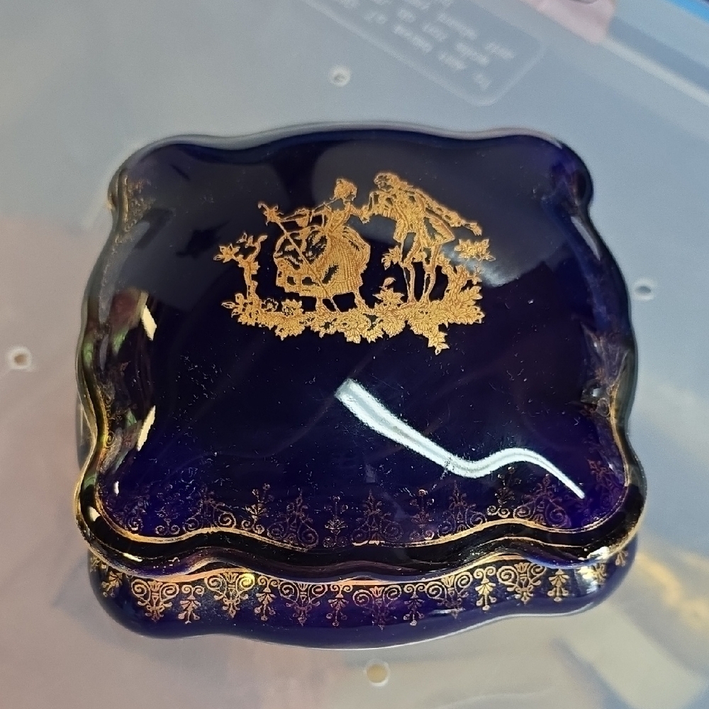 Vintage Porcelain Limoges Trinket Dish